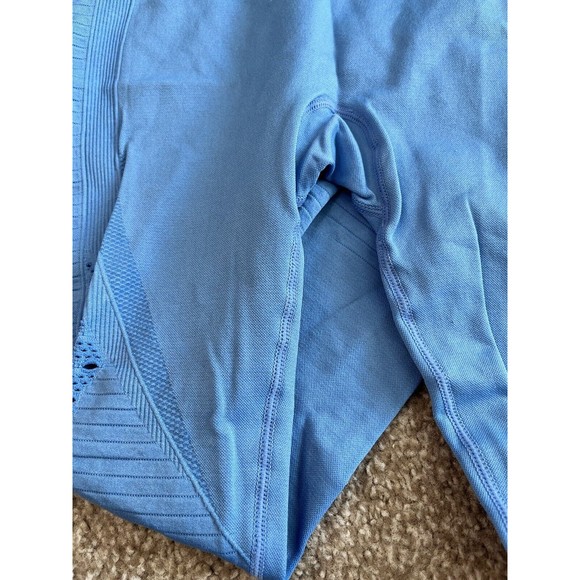 Gymshark Energy Seamless Cropped Leggings Blue Size Medium - Picture 5 of 7
